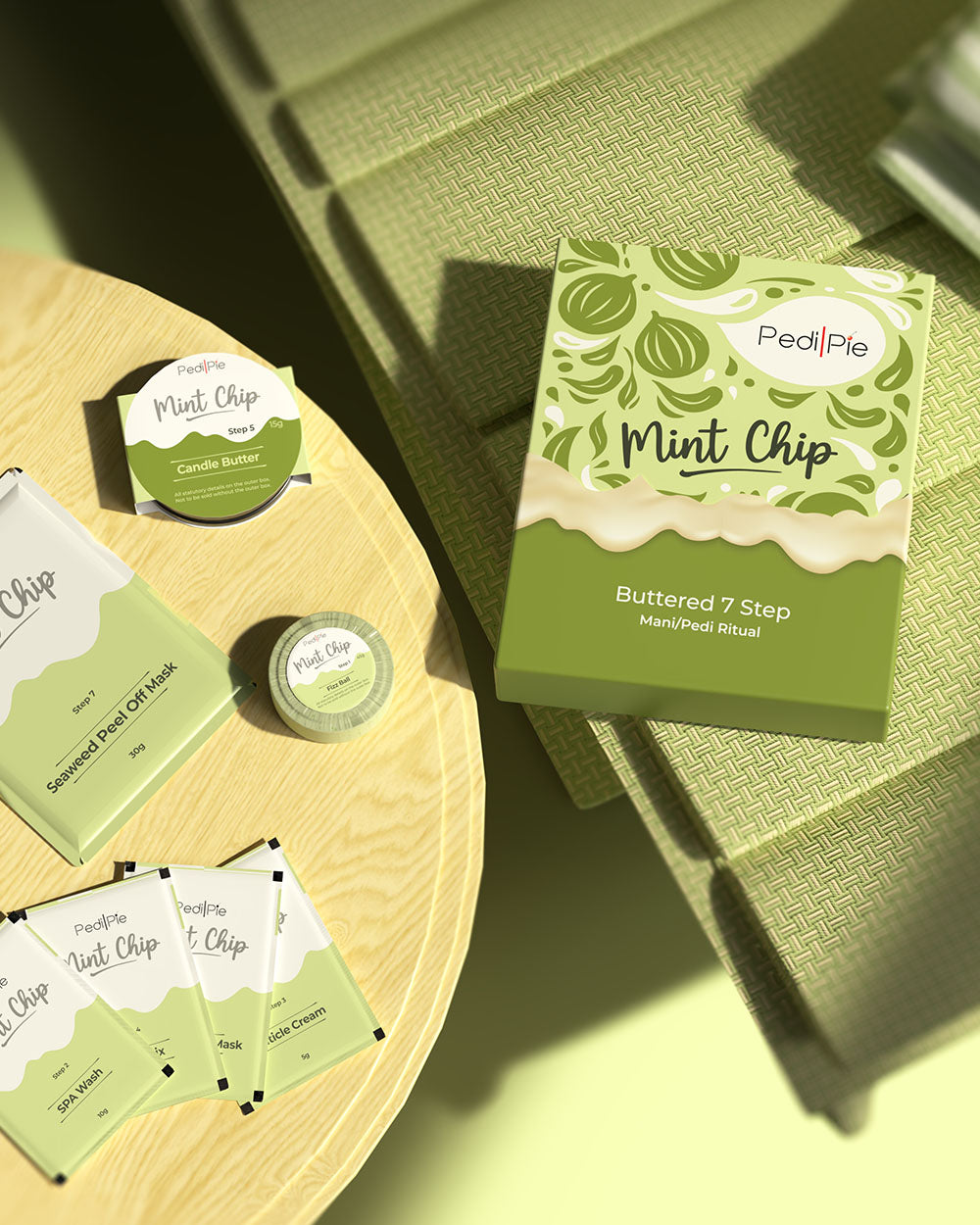 Mint Chip Mani/Pedi 7 Step