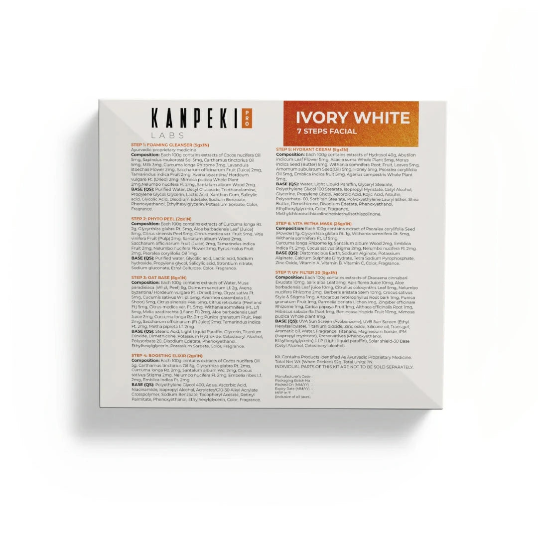 Ivory White 7 Step