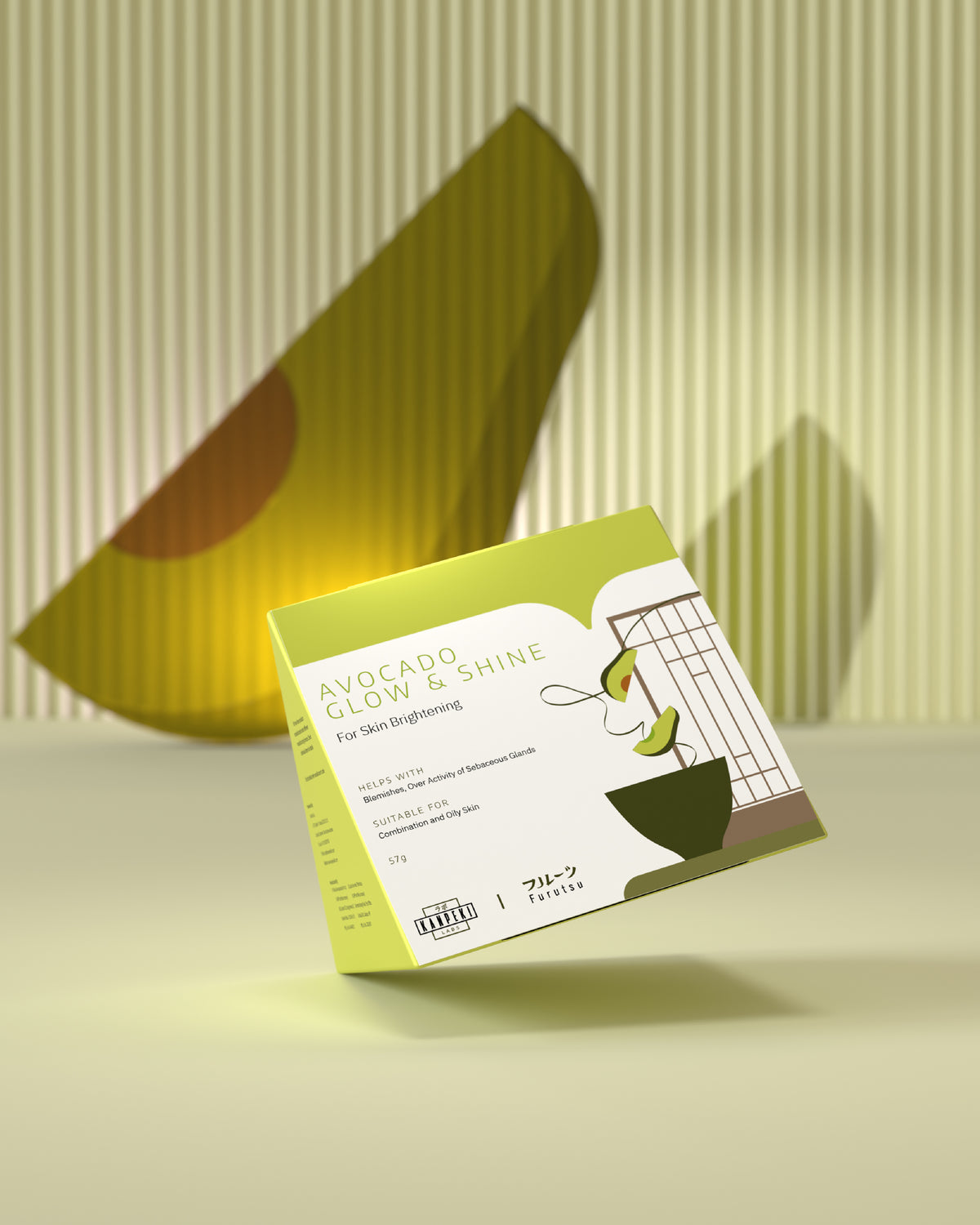 Furutsu Avocado Glow & Shine | 7 Step Facial Kit