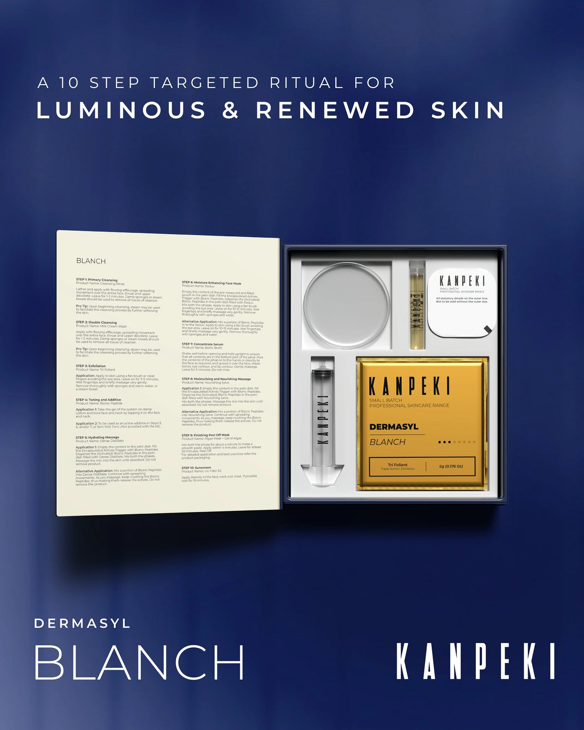 Dermasyl Blanch | 10 Step Facial Kit