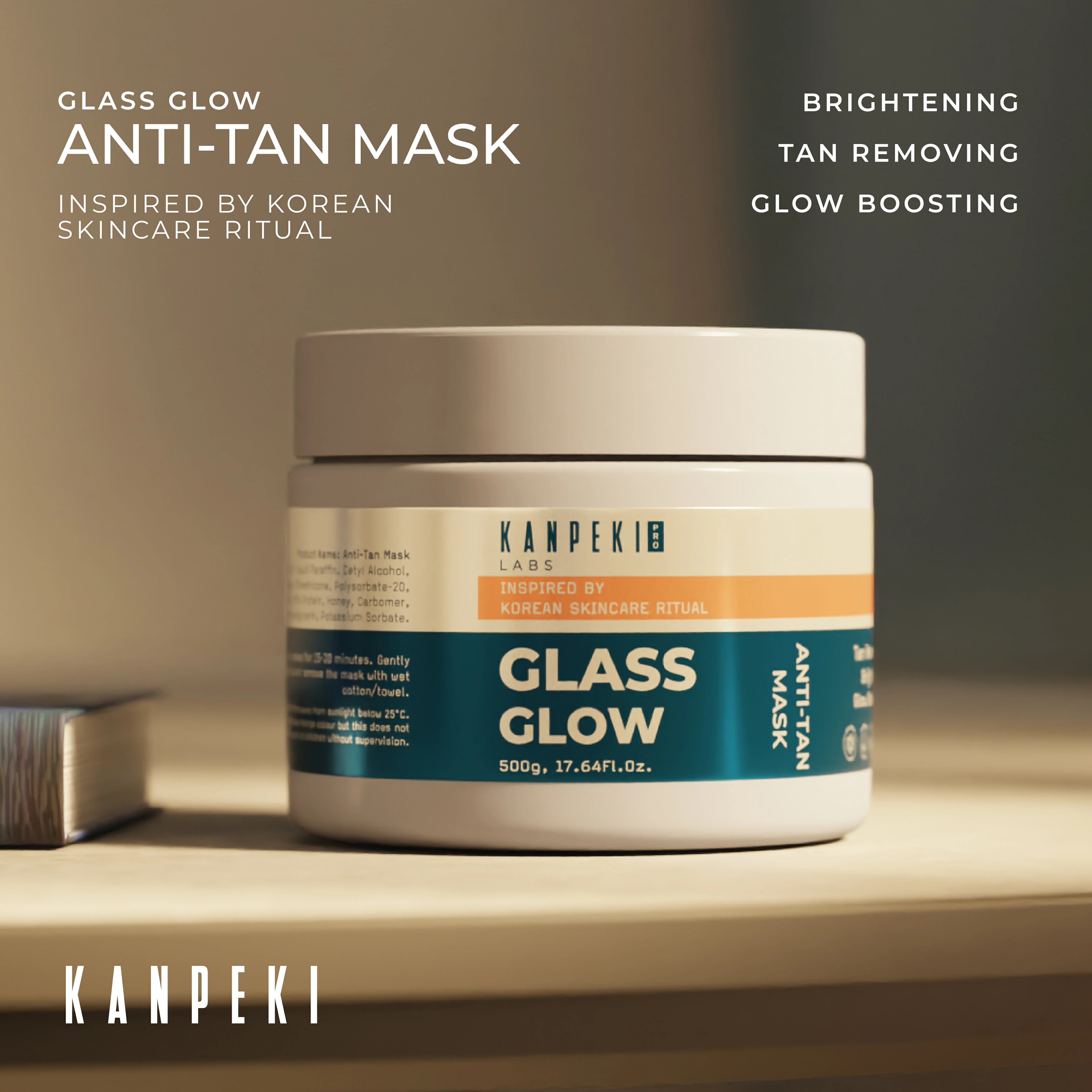 Glass Glow Anti-Tan Face Mask