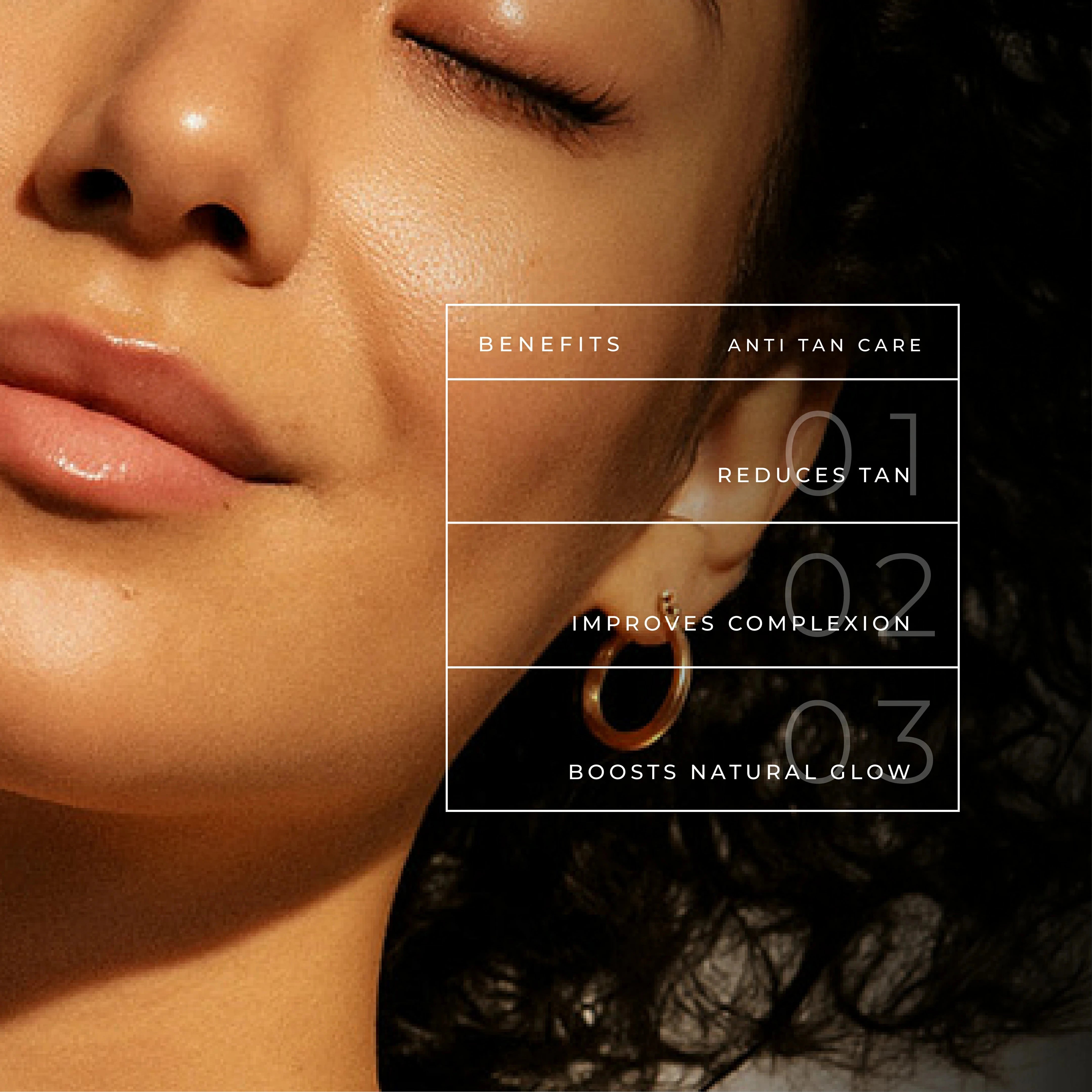 Glass Glow Anti-Tan Face Mask