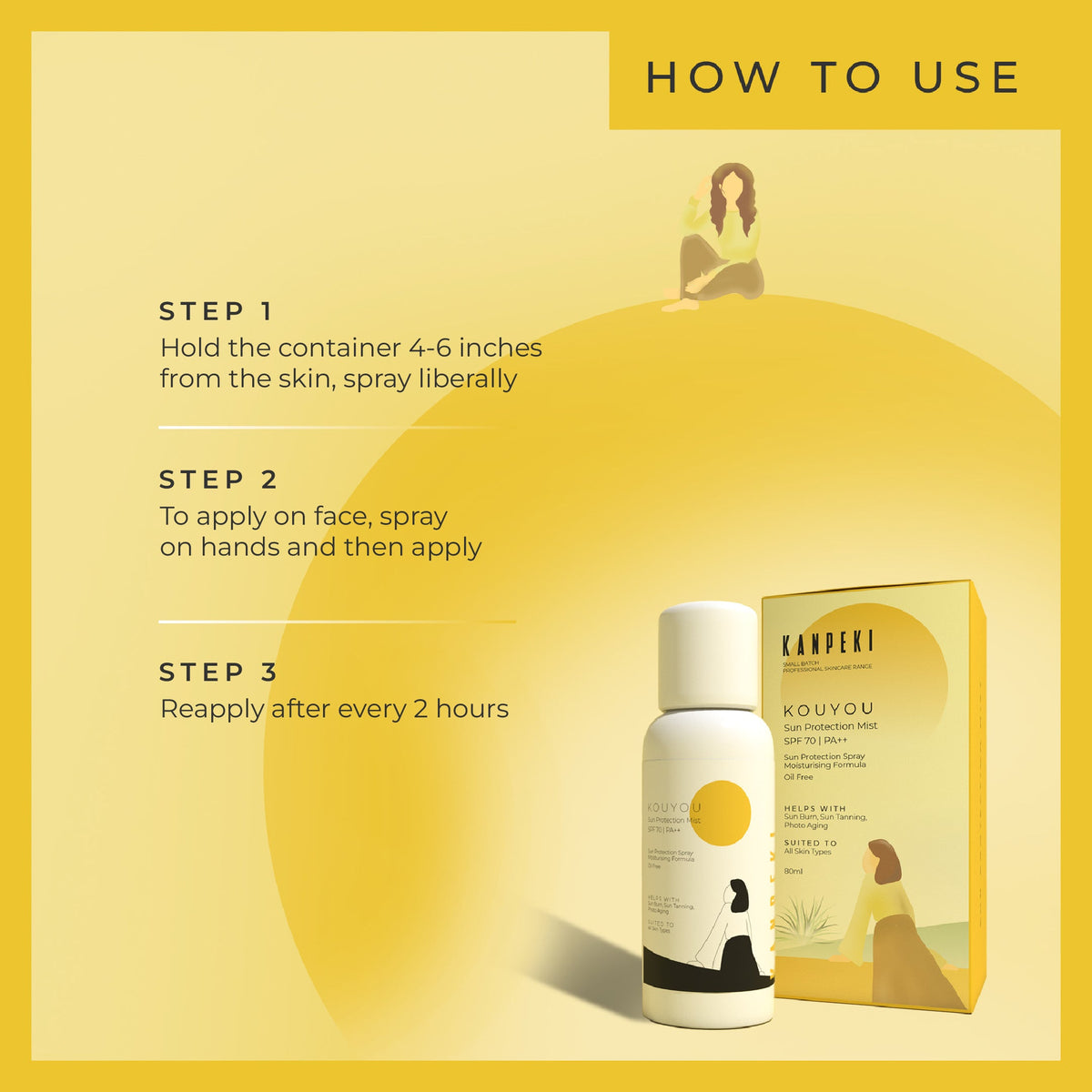 Sun Protection Mist SPF 70 PA++