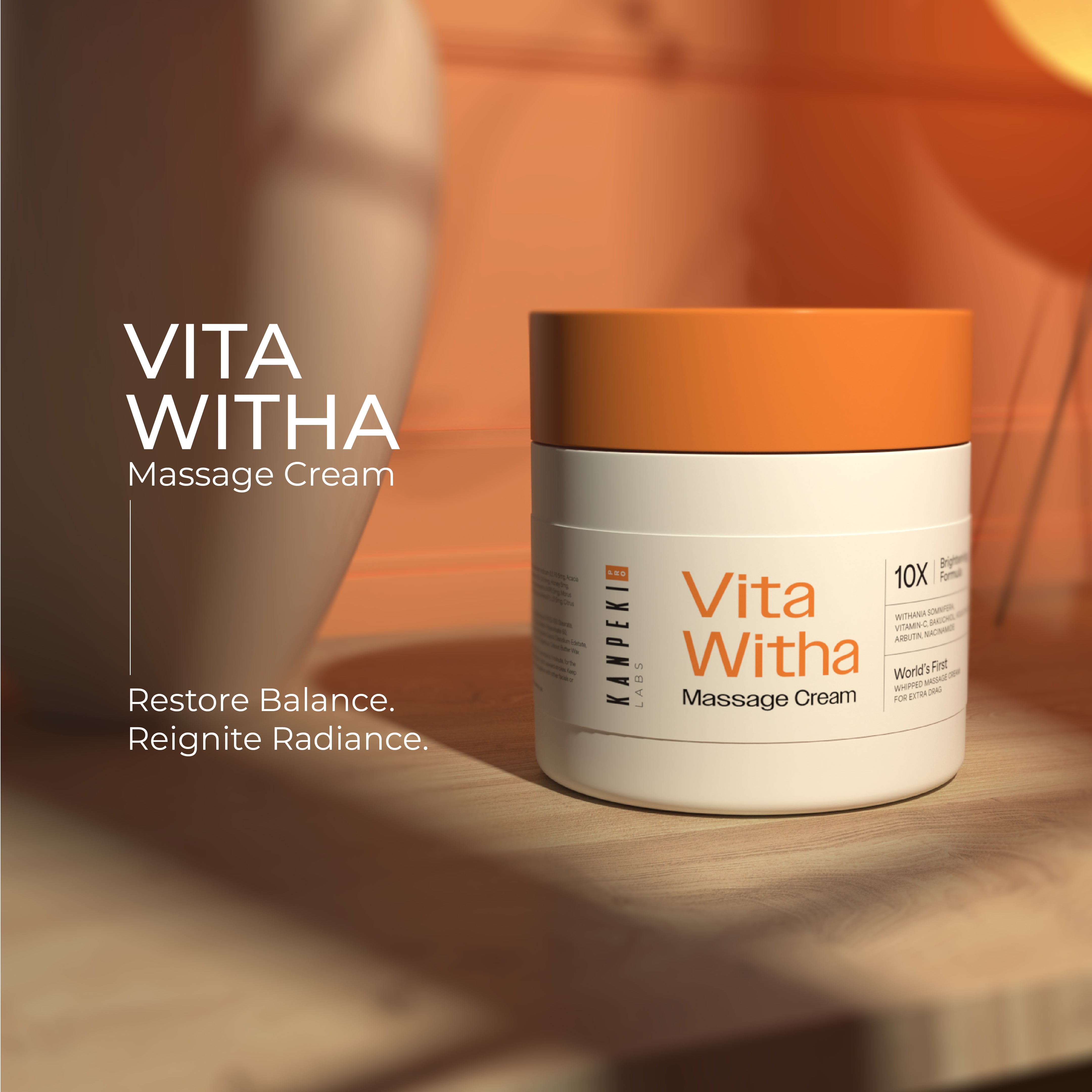 Vita Witha Face Massage Cream For Anti-Ageing & Brightening