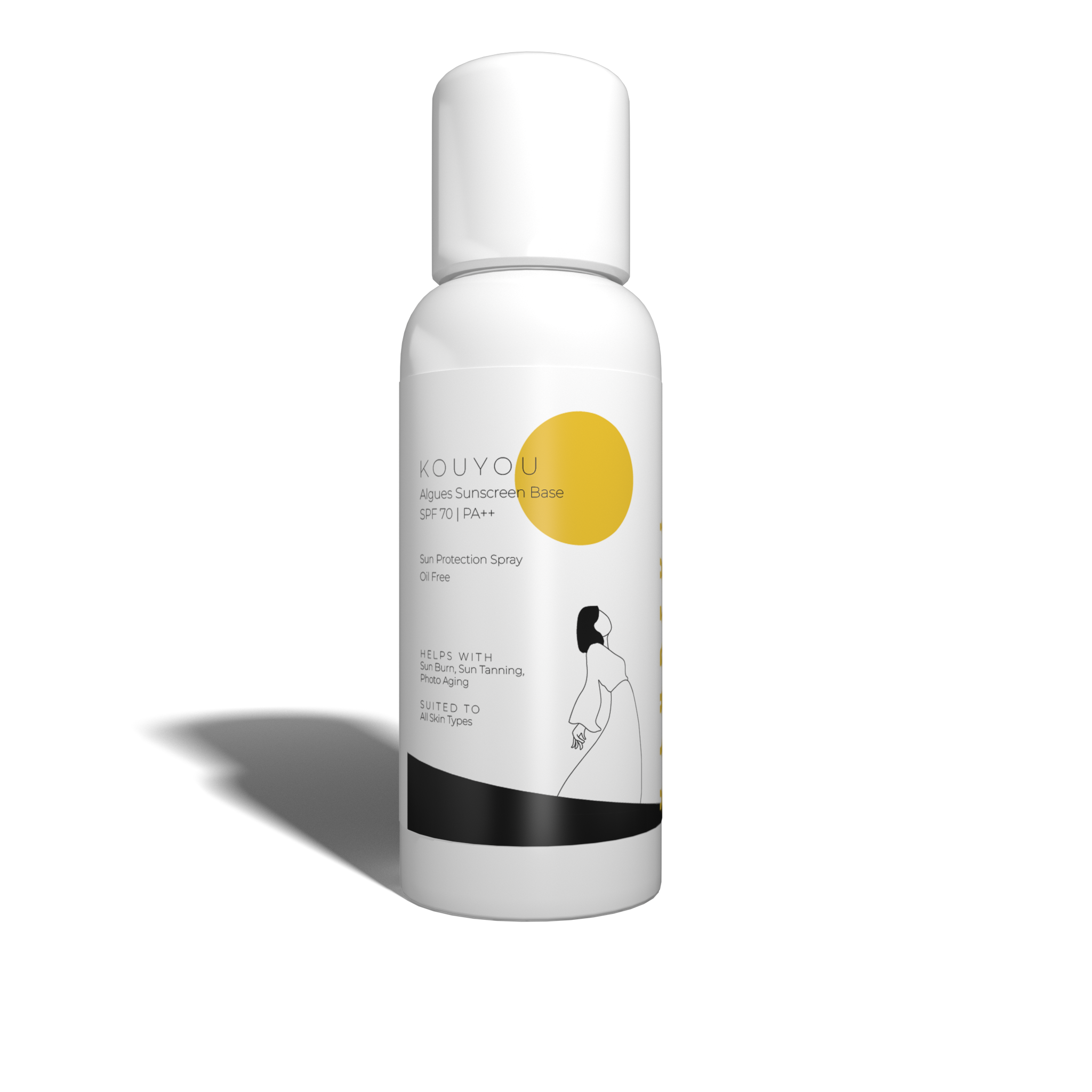 Algues Sunscreen Base Oil Free Sun Protection Spray