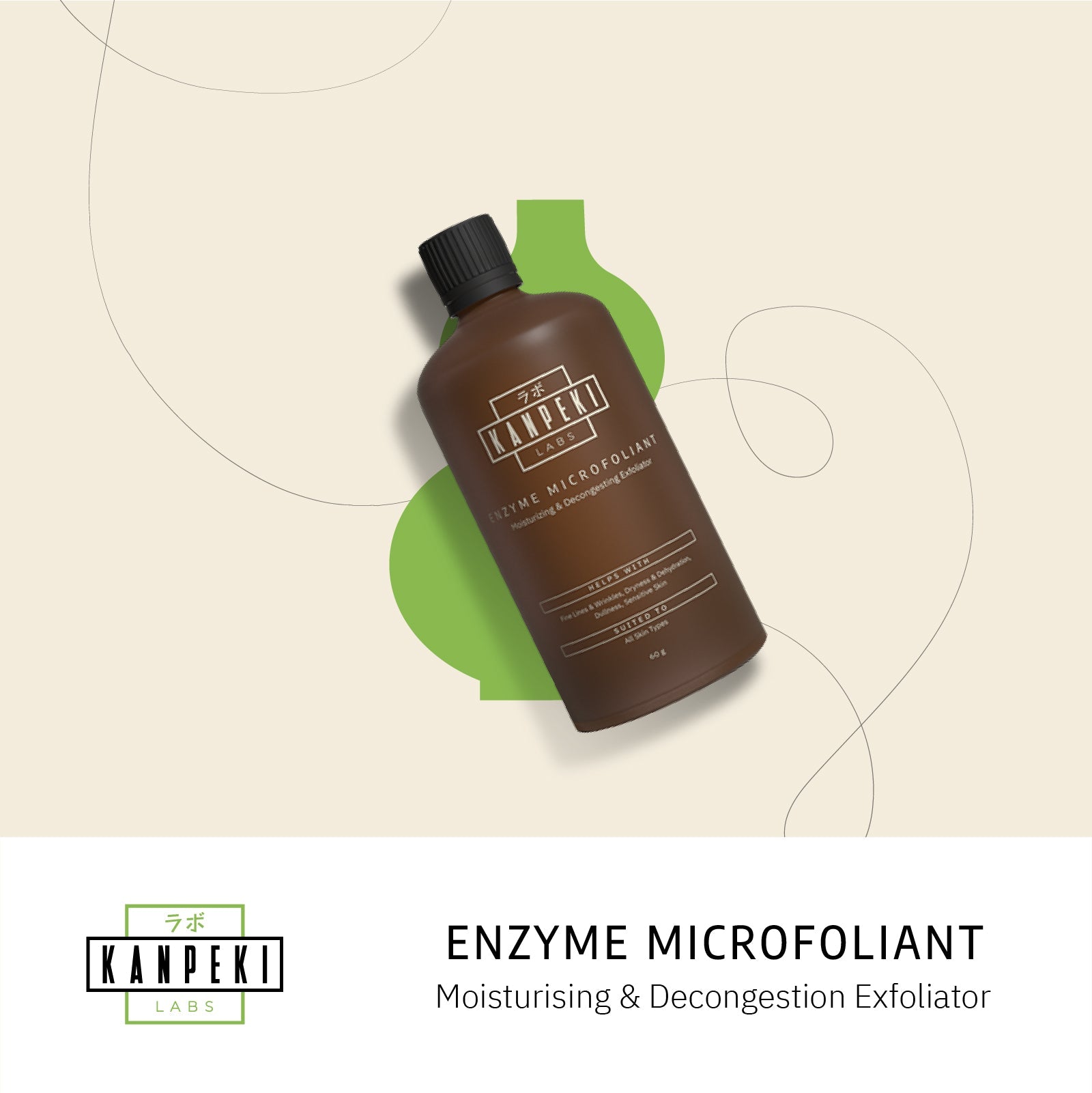 Enzyme Microfoliant-Moisturizing & Decongesting Exfoliator, Face Exfoliators