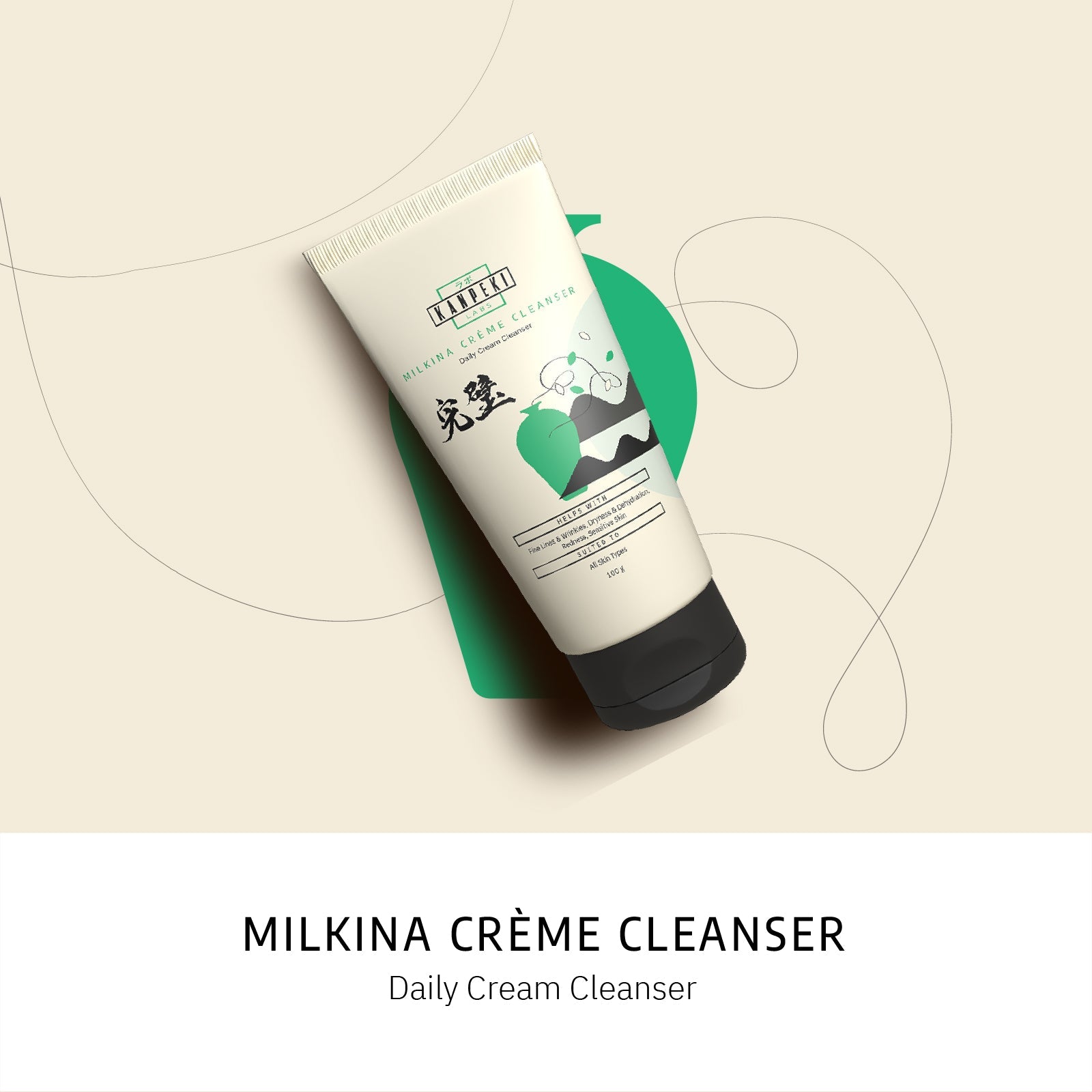 Milkina Crème Cleanser- Daily Cream Cleanser - Kanpeki Skincare